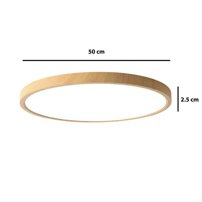 Ethan Wood Ceiling Light - Walnut - 5