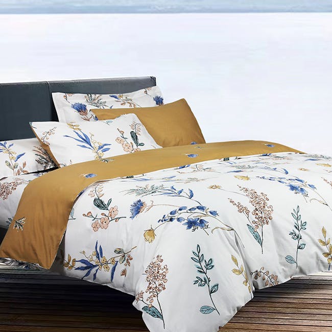 Marie Claire Lumine Combed Cotton Full Bedding Set - Eydis (2 Sizes) - 0