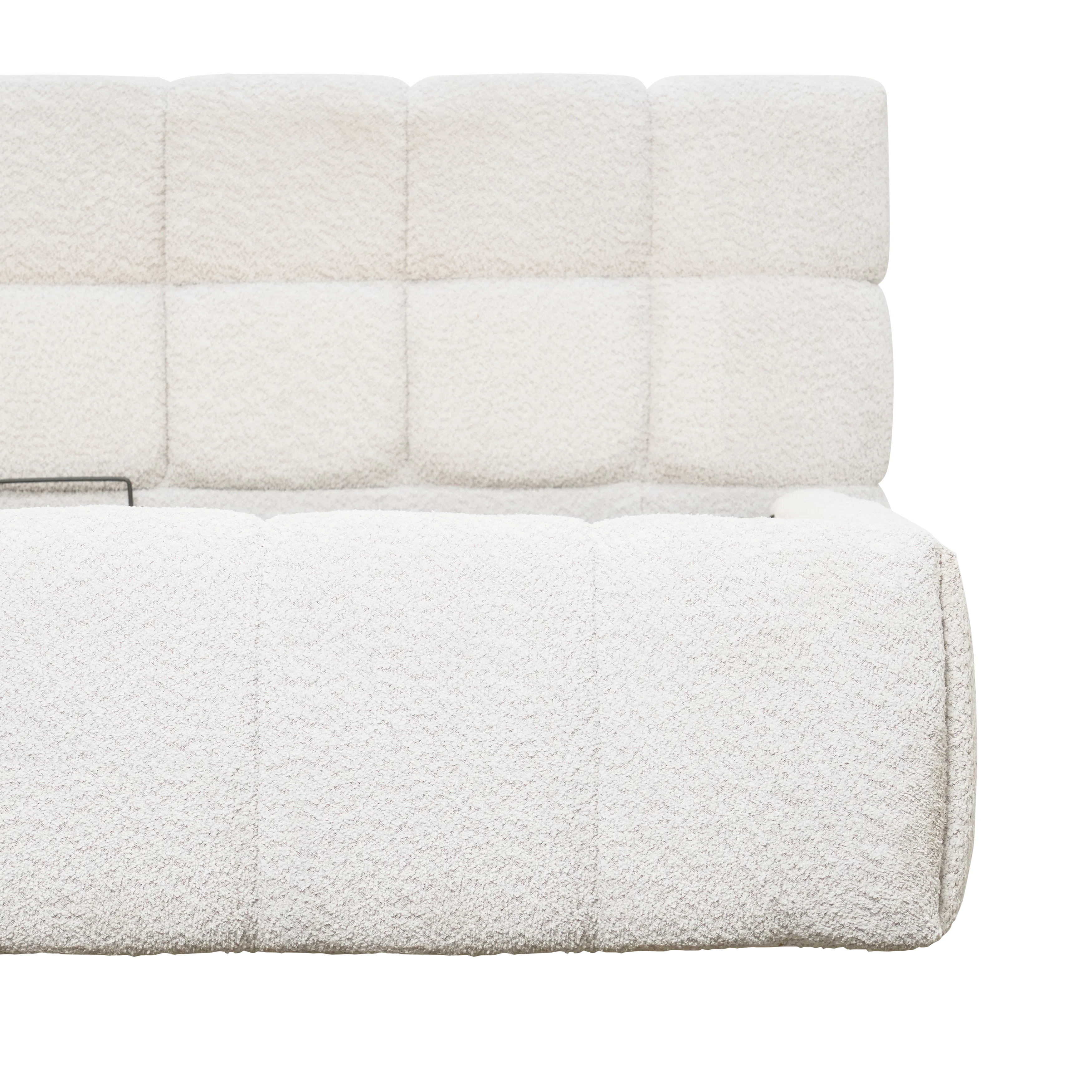 Aubrielle Storage Queen Bed - White Boucle - 15