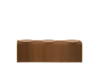 Athena 3 Seater Foldable Bench 1.5m - Brown