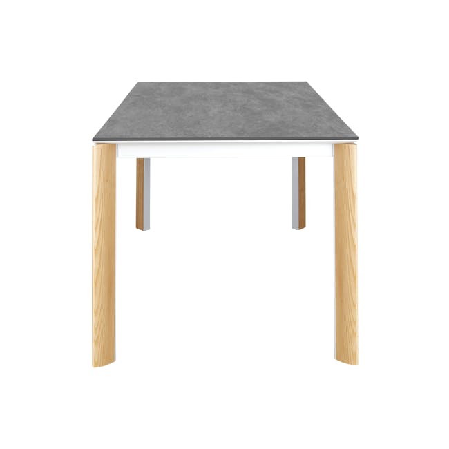 Nelson Dining Table 1.6m - Concrete Grey (Sintered Stone) - 2