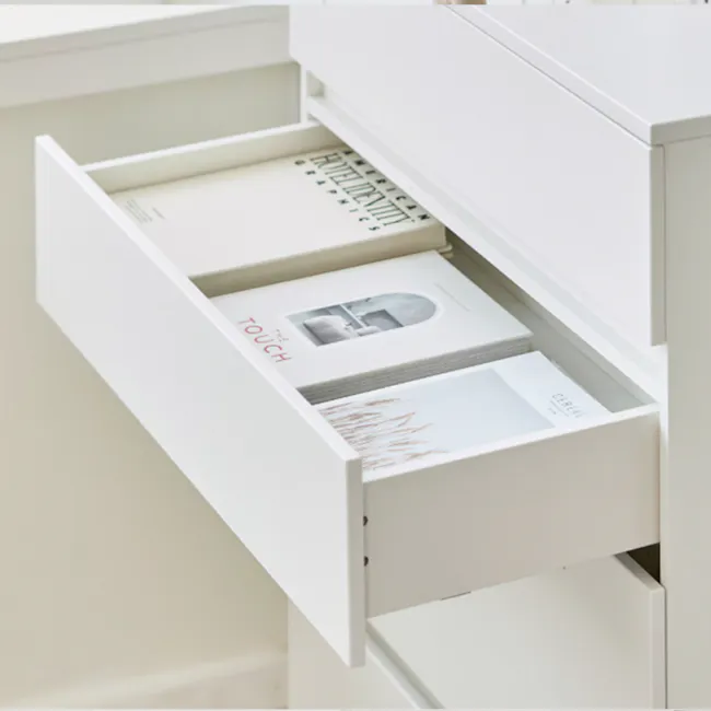 (As-is) Saffron Dressing Table Stand with Open Shelves - 17