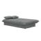 Tessa L-Shaped Storage Sofa Bed - Pewter Grey (Eco Clean Fabric) - 7