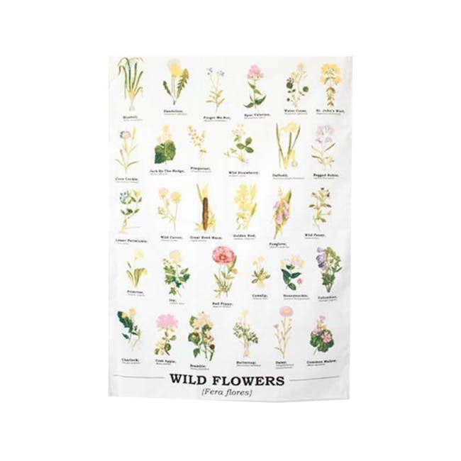 Gift Republic Wild Flowers Tea Towel - 0