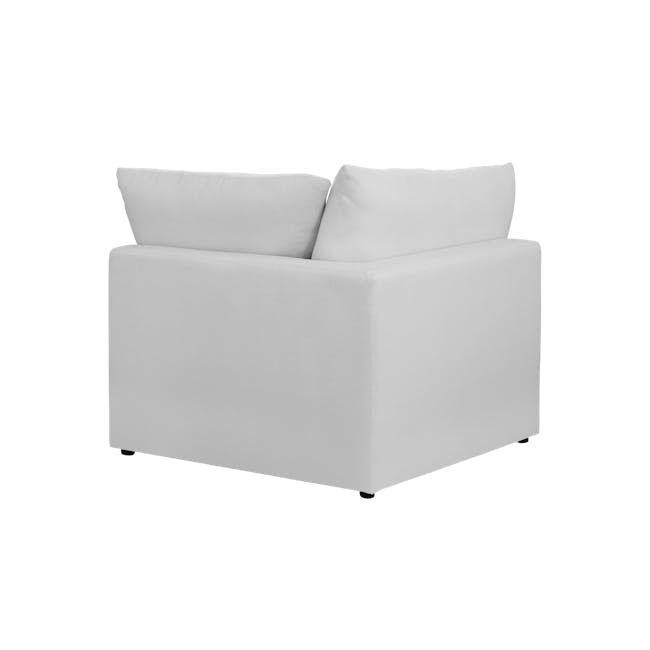 Russell 4 Seater Sectional Sofa - Silver (Eco Clean Fabric) - 20