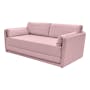 (As-is) Greta 3 Seater Sofa Bed - Dusty Pink - 11