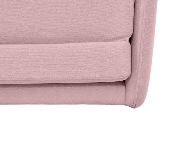 (As-is) Greta 3 Seater Sofa Bed - Dusty Pink - 15