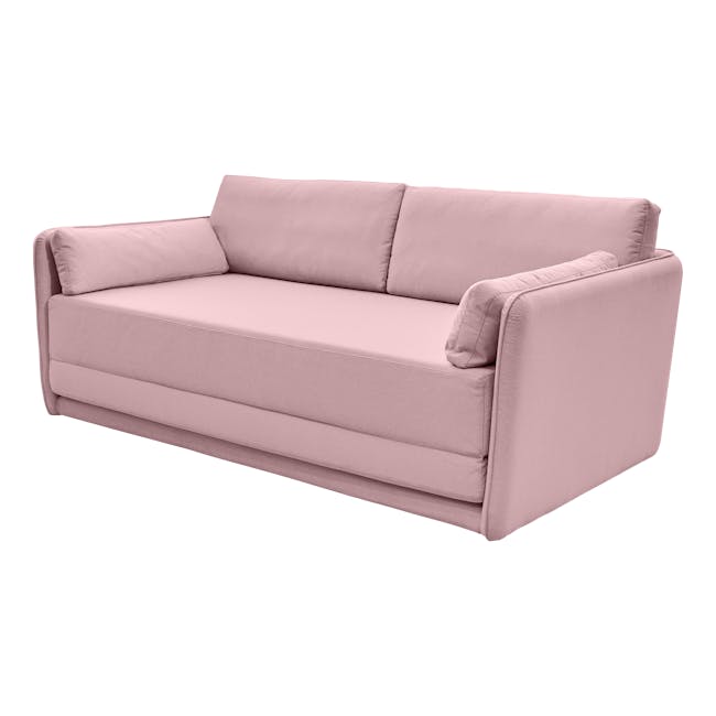 Greta 3 Seater Sofa Bed - Dusty Pink - 3