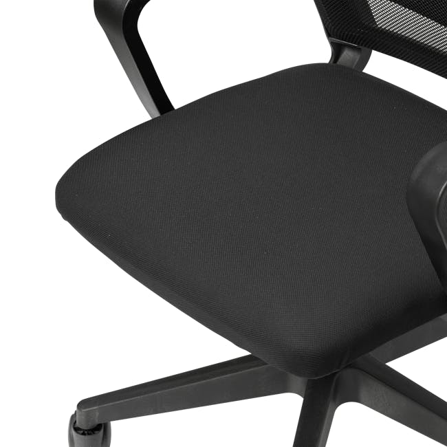 (As-is) Kingsley High Back Mesh Office Chair - Black - 2 - 17