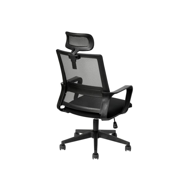 (As-is) Kingsley High Back Mesh Office Chair - Black - 2 - 9