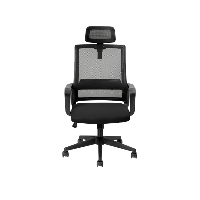 (As-is) Kingsley High Back Mesh Office Chair - Black - 2 - 10