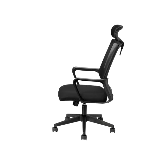(As-is) Kingsley High Back Mesh Office Chair - Black - 2 - 11