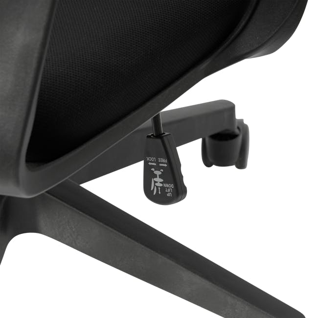 (As-is) Kingsley High Back Mesh Office Chair - Black - 2 - 15