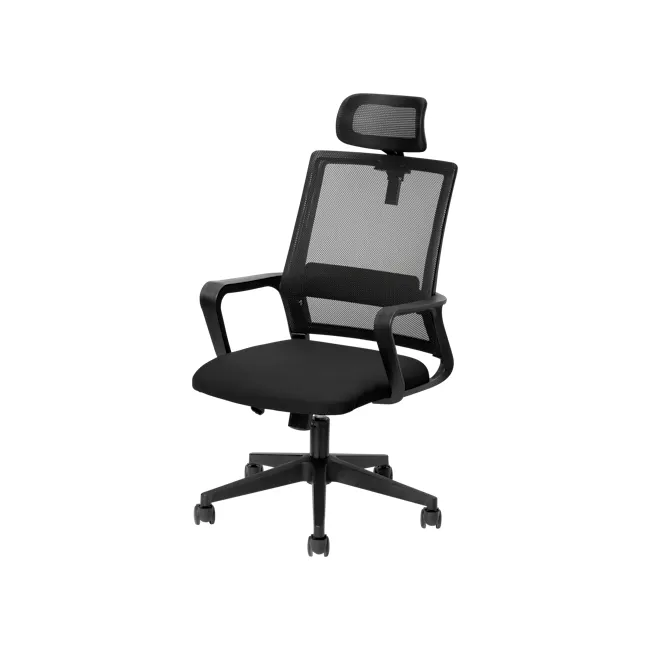 Kingsley High Back Mesh Office Chair - Black - 1