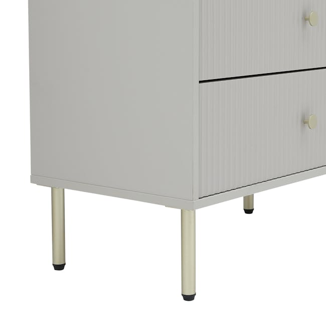 Soula 5 Drawer Chest 0.7m - Grey - 8