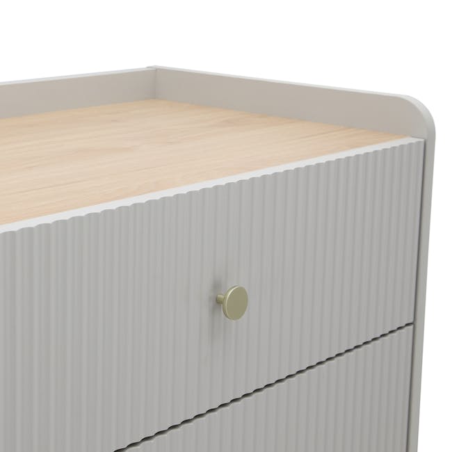 Soula 5 Drawer Chest 0.7m - Grey - 5