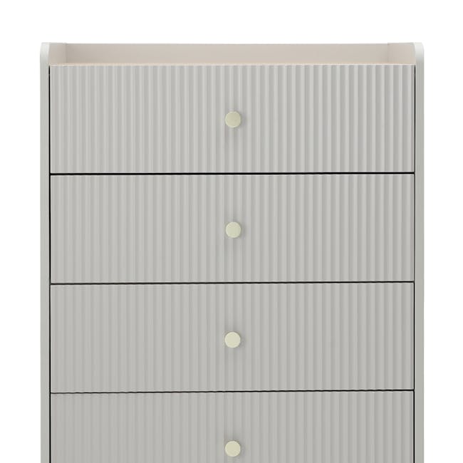 Soula 5 Drawer Chest 0.7m - Grey - 3