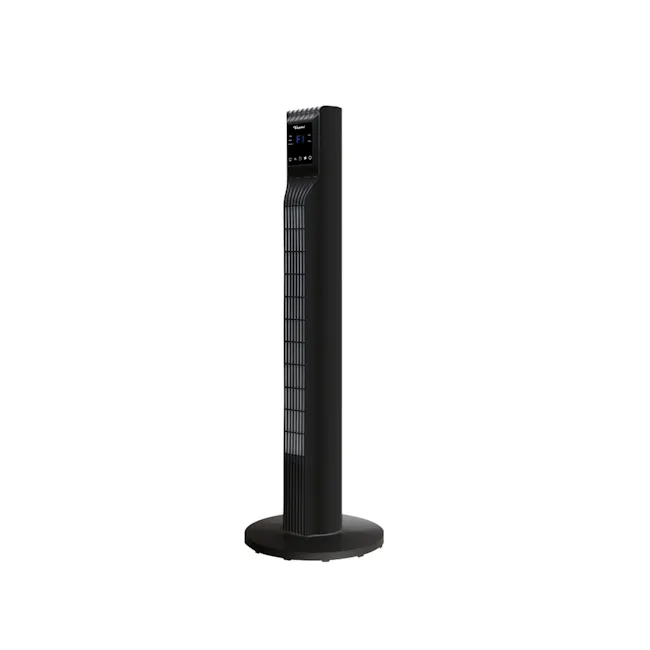 TOYOMI Airy Tower Fan with Remote TW 2103R - Black - 1 - standing tall, sleek design, modern aesthetic, sophisticated look