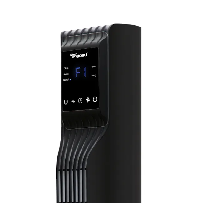 TOYOMI Airy Tower Fan with Remote TW 2103R - Black - 4 - Toyo, sleep timer, digital display, f1 mode, natural sleep, normal