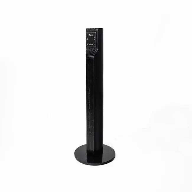 TOYOMI Airy Tower Fan with Remote TW 2103R - Black - 6 - Black, modern, sleek, cylindrical, freestanding, minimalist