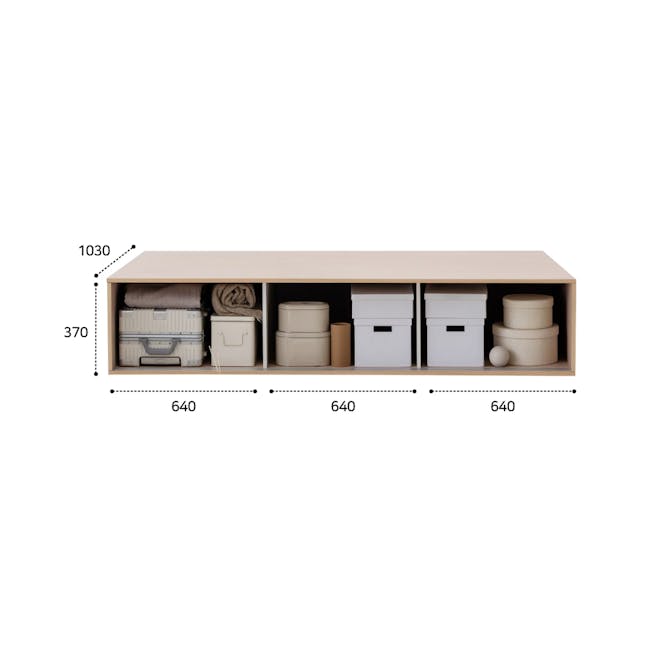 Reyna Super Single Storage Bed with Storage Bench - 13
