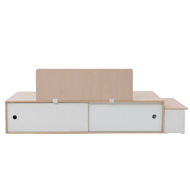Reyna Super Single Storage Bed with Storage Bench - 1