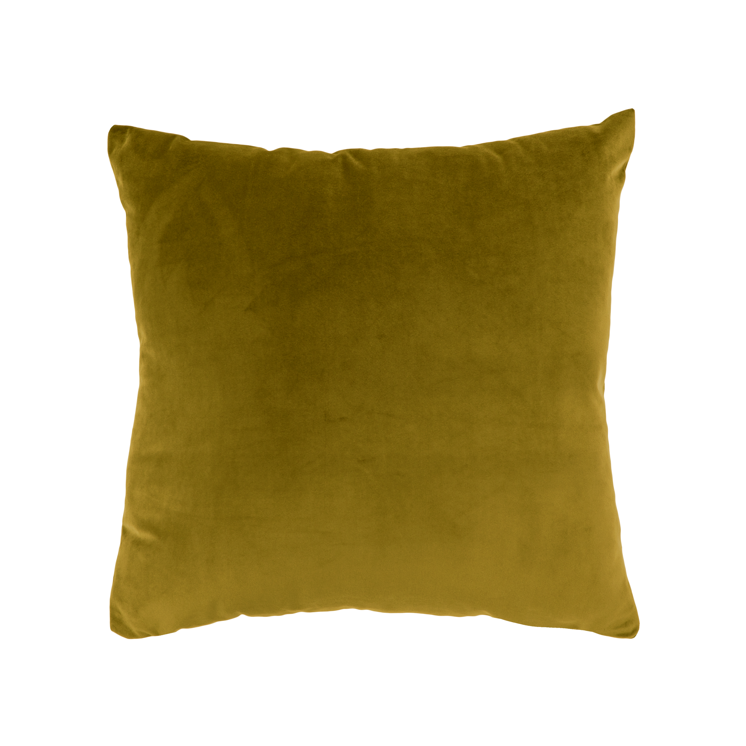 Alyssa Velvet Cushion - Mustard