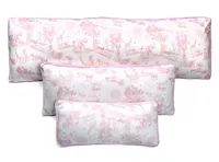 House of Holly Luxe Cloud Pillow - Savanna Toile Pink (3 sizes)