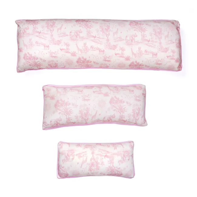 House of Holly Luxe Cloud Pillow - Savanna Toile Pink (3 sizes) - 7