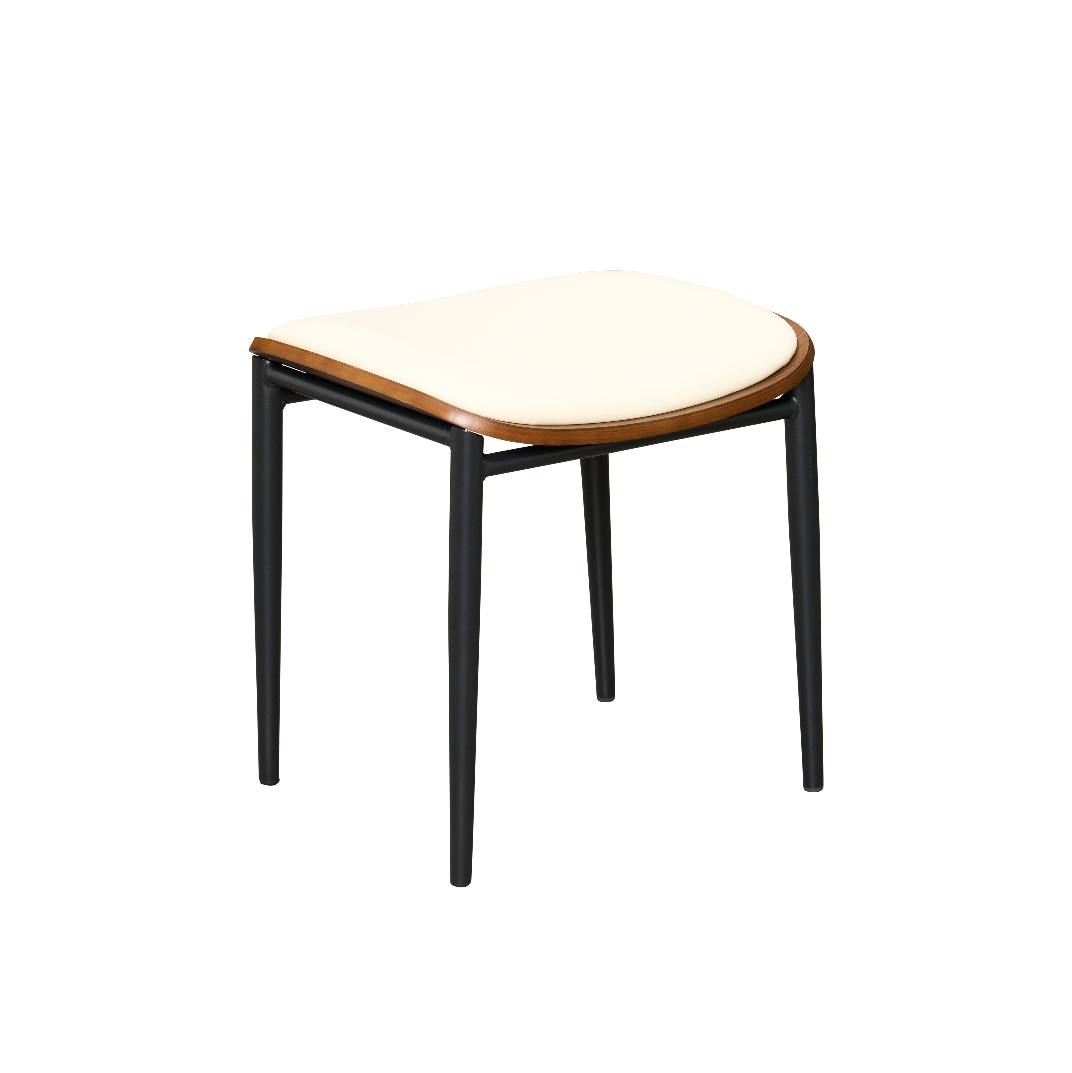 Edson Stool - Ivory (Faux Leather)