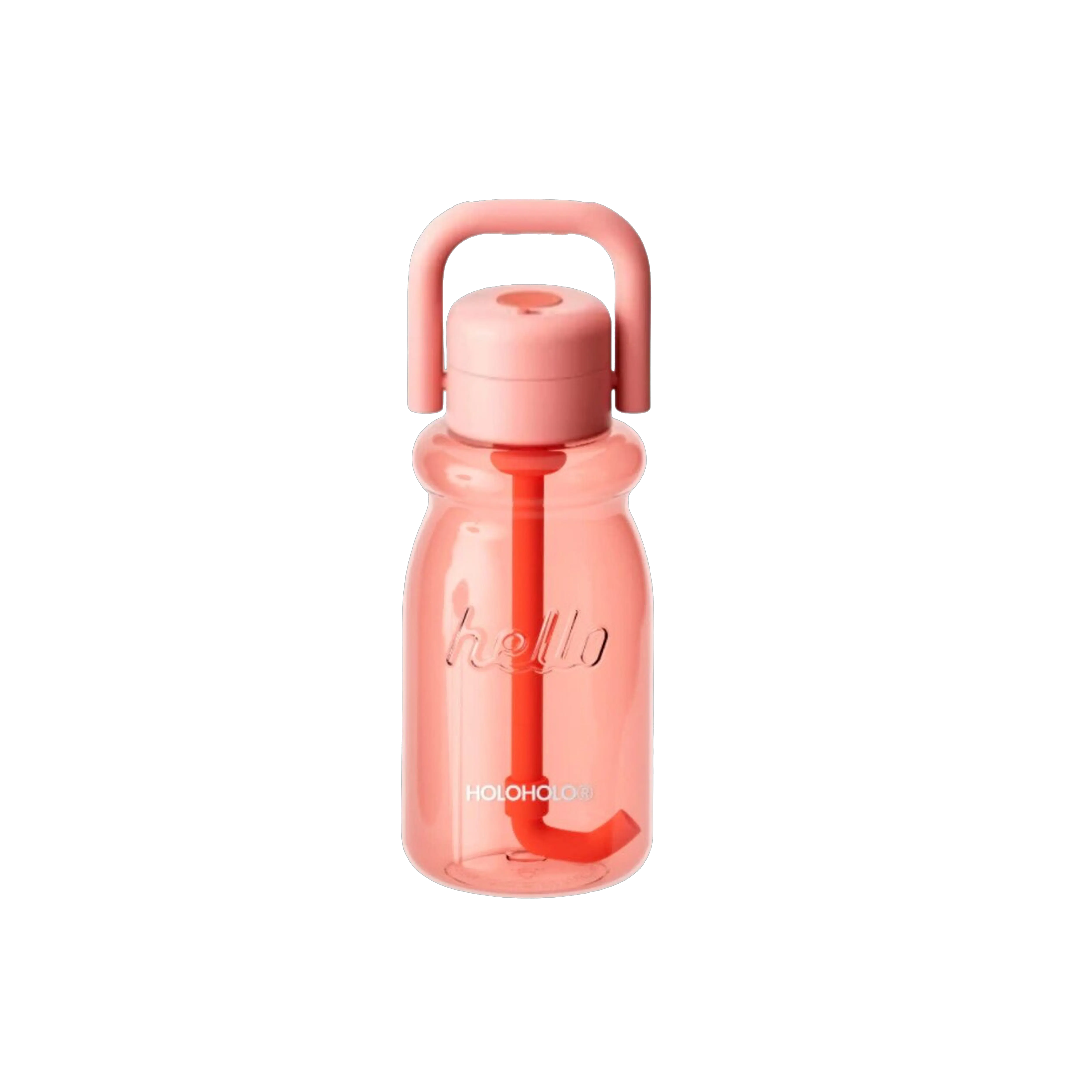 HOLOHOLO Plastic Milk Cup 620ml - Pink