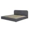 Nolan King Storage Bed in Hailstorm with 2 Hendrix Bedside Tables - 6