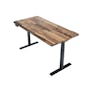 K3 PRO X Adjustable Table - Black frame, Solidwood Butcher Walnut (2 Sizes) - 1