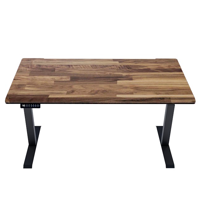K3 PRO X Adjustable Table - Black frame, Solidwood Butcher Walnut (2 Sizes) - 0