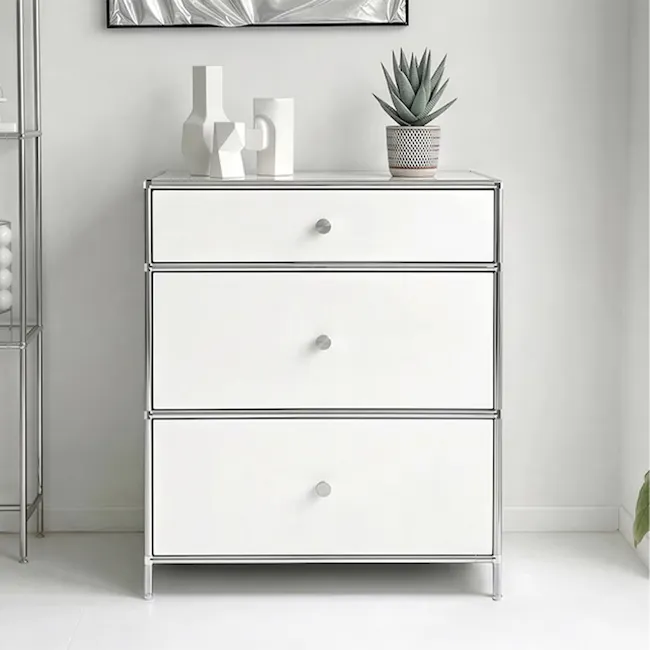 Ace 3 Drawer Chest 0.4m - White - 15