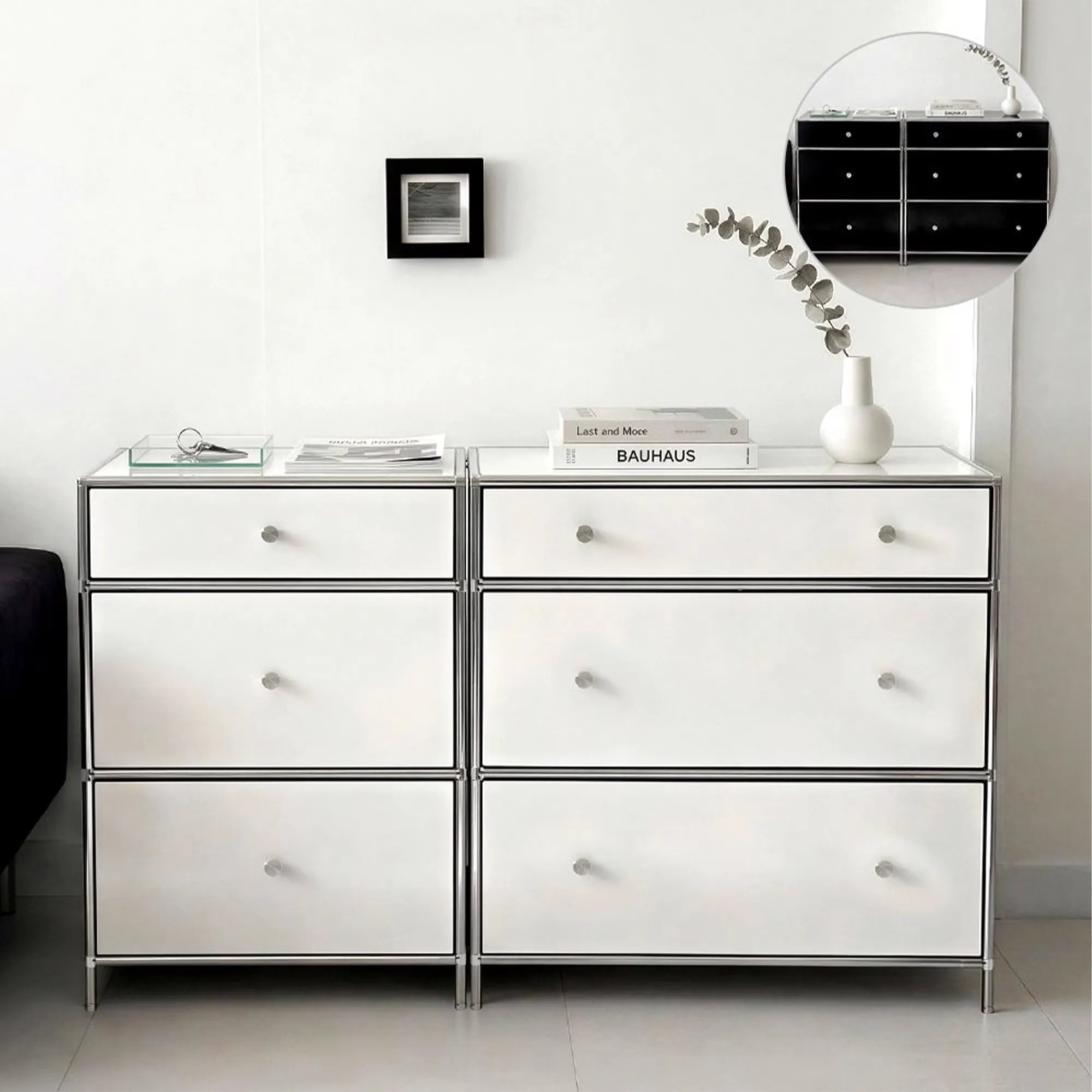 Ace 3 Drawer Chest 0.4m - White - 16