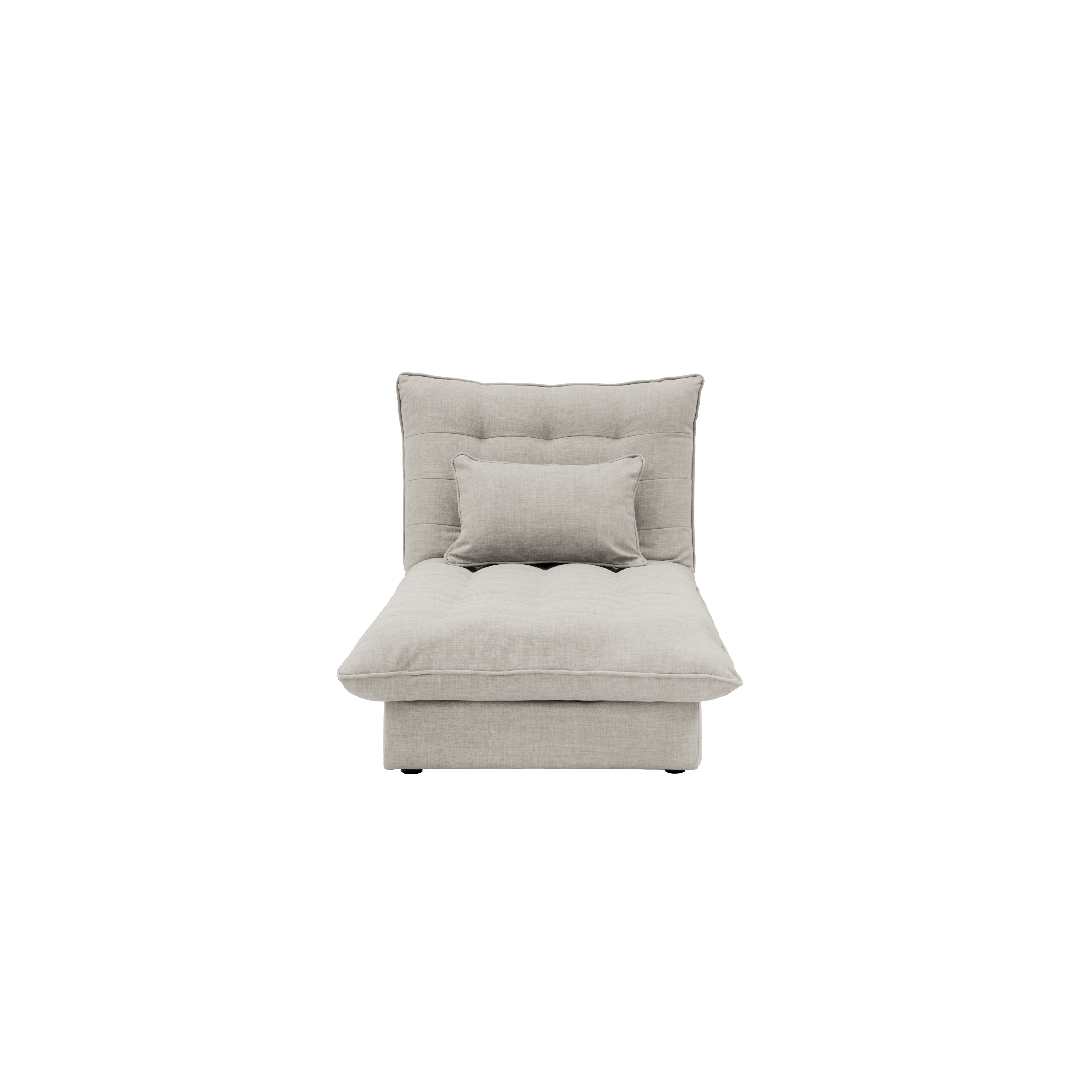 Tessa Storage Lounge Sofa Bed - Beige (Eco Clean Fabric)