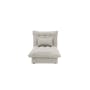Tessa Storage Lounge Sofa Bed - Beige (Eco Clean Fabric) - 0