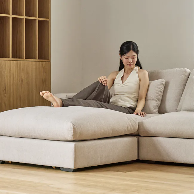 Oxford 3 Seater Sofa - Grey, Down Feathers - 20