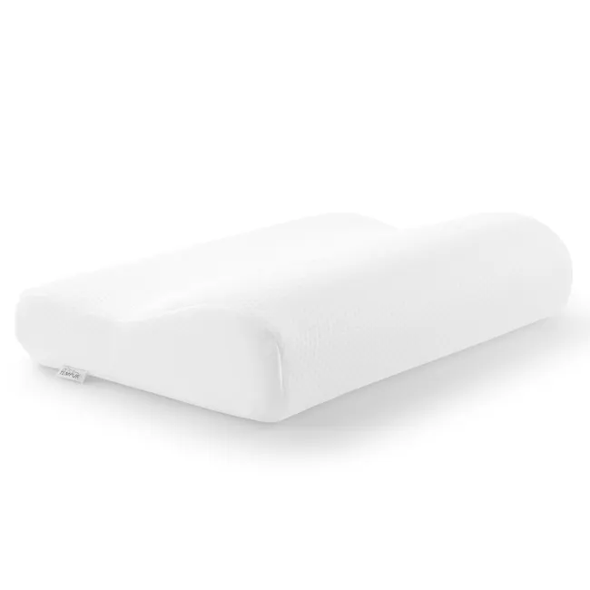 TEMPUR® Original Pillow (4 Sizes) - 1 - White, textured, compact, rolled, ergonomic, comfortable, breathable, soft, padded