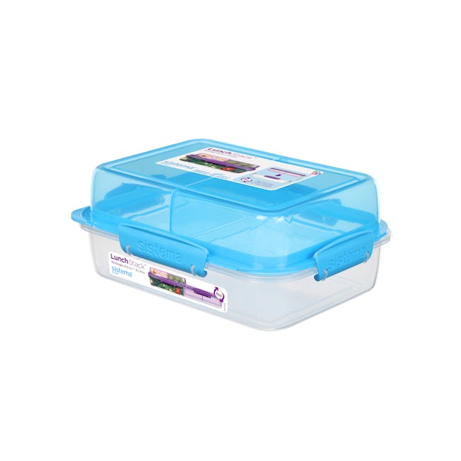 Sistema Lunch Stack To Go Rectangle 1.8L - Blue - 1