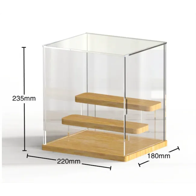 Toy Figurine 3-Tier Acrylic Display Box 22cm - 7