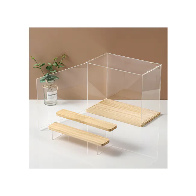 Toy Figurine 3-Tier Acrylic Display Box 22cm - 3