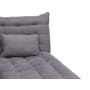 Tessa Storage Lounge Sofa Bed - Charcoal (Eco Clean Fabric) - 9