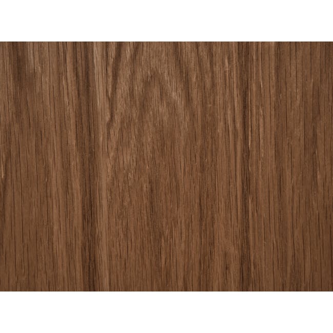 Zephyr 4 Drawer Queen Bed in Walnut, Anthracite Grey with 2 Kyoto Single Shelf Slim Bedside Table in Walnut - 16 - Wooden