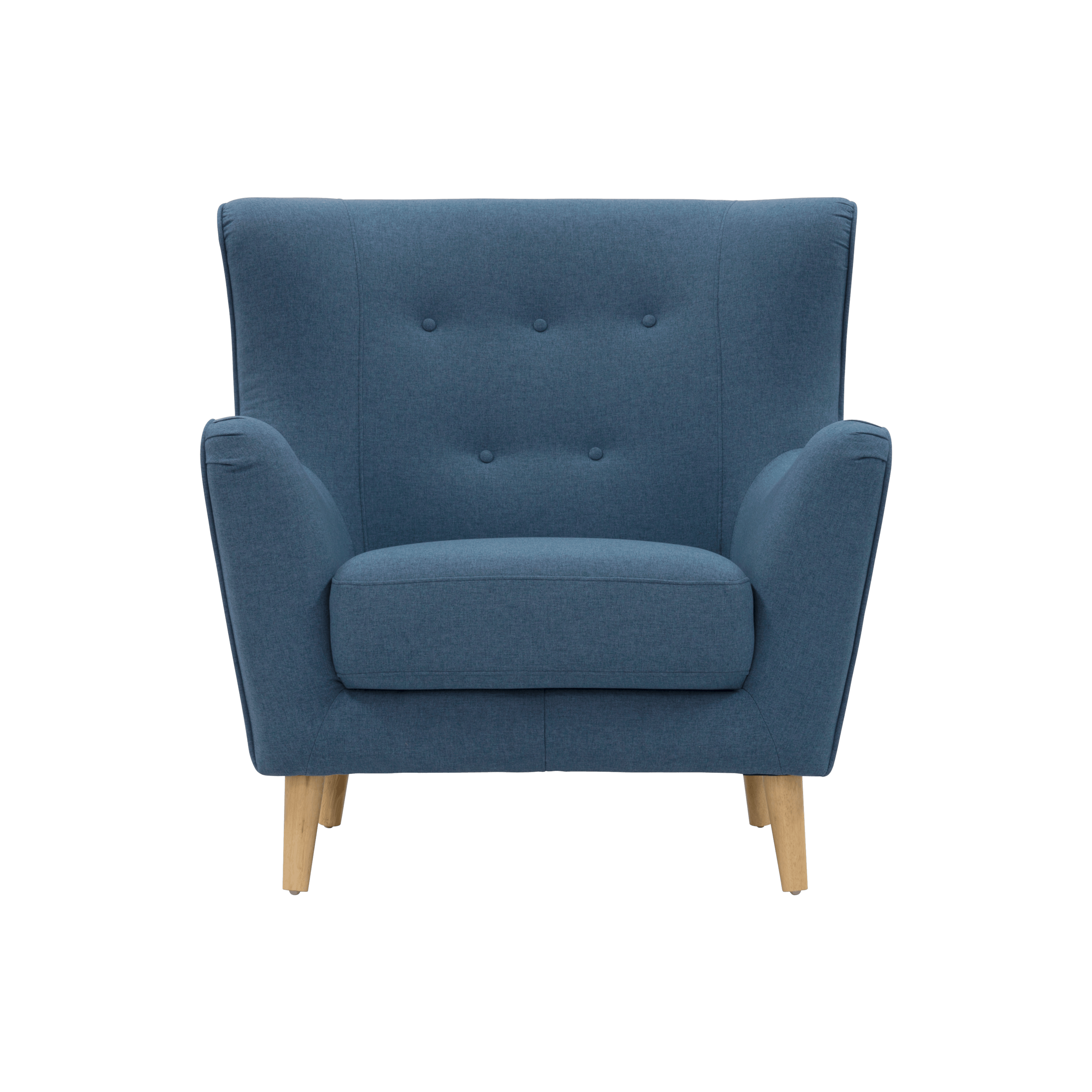 denim club chair