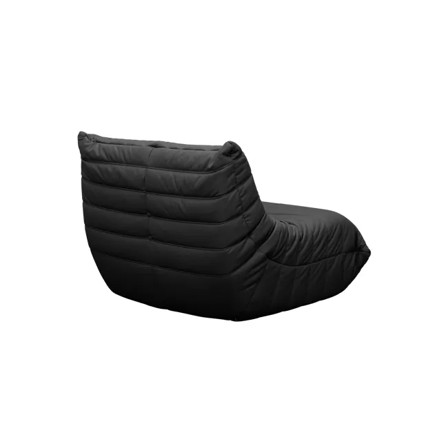 Hayward 1 Seater Low Sofa - Black (Pet Friendly) - 6