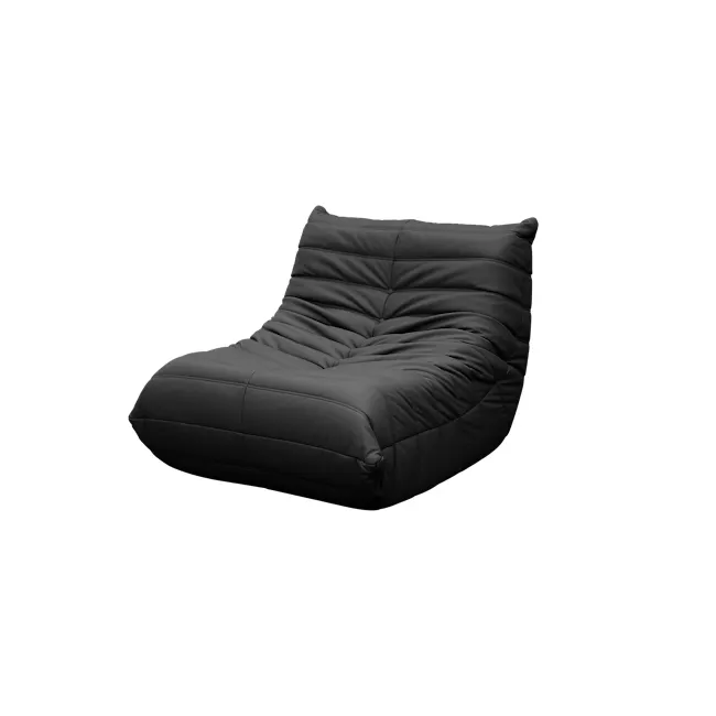 Hayward 1 Seater Low Sofa - Black (Pet Friendly) - 5