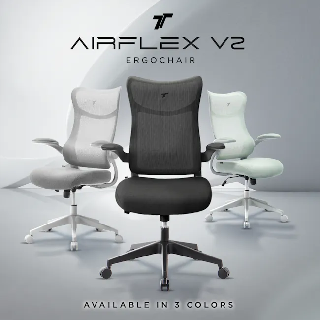 TT AIRFLEX V2 Ergochair - Minty Green - 6