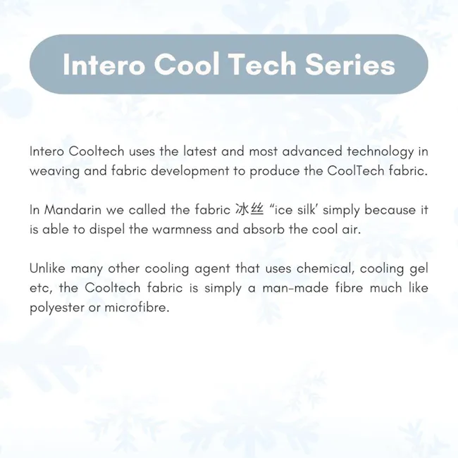 Intero Air-Pass CoolTech Charcoal Memory Foam Pillow Comfort - 5 - Cool tech fabric, weaving, fabric development, cooling